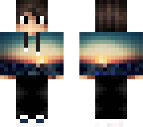 boy with sunset-jucket