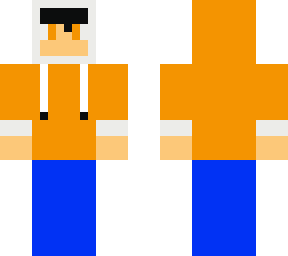 orange hoodie