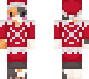 santa veve but he is wearing a santa hat??