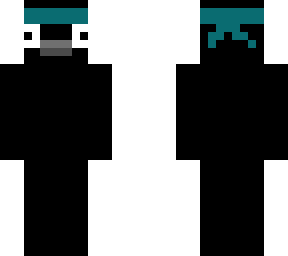 black duck with dark cyan band    -alphash
