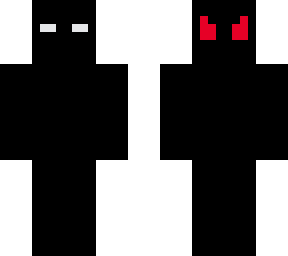 black man with white eyes front and red ghostly eyes in the back