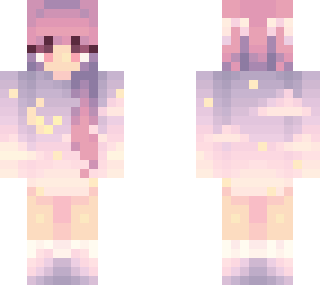 cute pink/purple girl