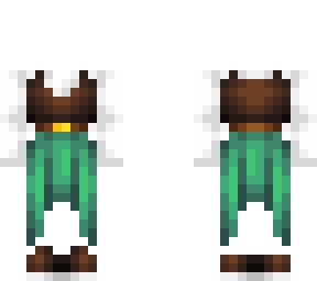 female ob - medieval w/ white sleeves & teal skirt