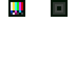 glitched tv head