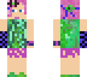 pink shy girl with short hairs and summer clothes