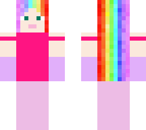 rainbow girl