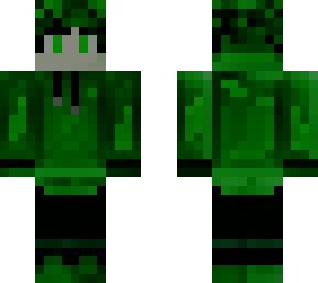 shaded green boy | Minecraft Skin