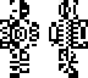 black white der skin ist sehr aufwendig zu machen weil man immer di gegenberlig