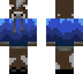 blue cow