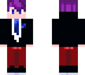 dude in a tuxedo but blue