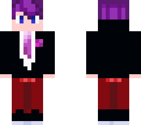 dude in a tuxedo but pink