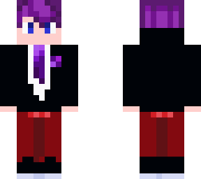 dude in a tuxedo but purple