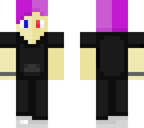 dudes got purple hair