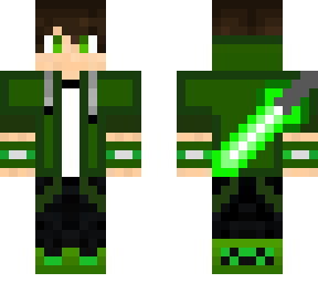 gamer boy with sword