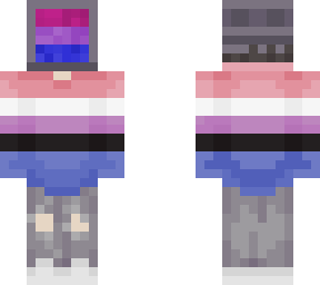 genderfluid bi***ual tv head