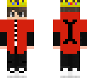 red jacket crown boy