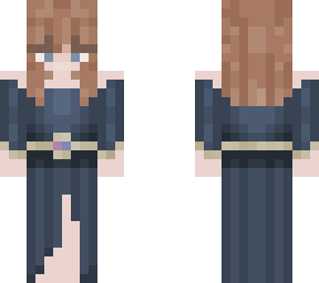 blue dress chick