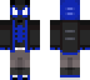 blue spider-man skin