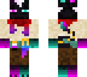 enderman character w/ light scarf fixed