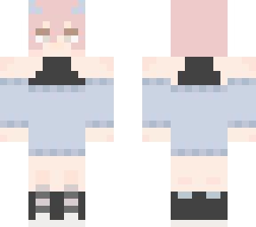 pink and blue sweater devil