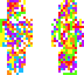 rainbow mess