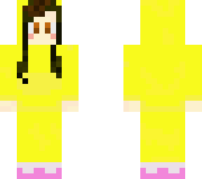a girl with a cute duck hoodie