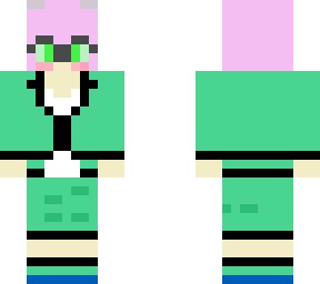 anime girl with pink hair
