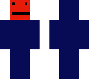 classic red face man