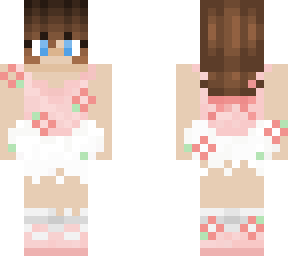 cute child wearing flower dress
