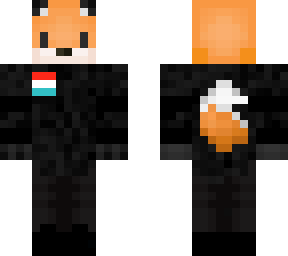 luxembourgish themed fox