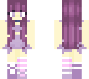 purple dress girl! thank you, pinkievanten, for the dress base!