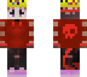queen demon hoodie girl