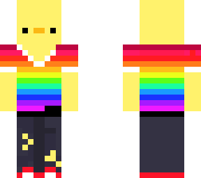 rainbow shirt duck