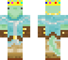 Axolotl King | Minecraft Skin