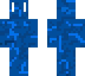 blue person