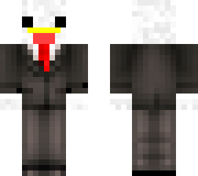 chicken in suit