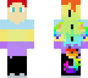 rainbow dragon girl