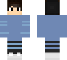 blue hoodie