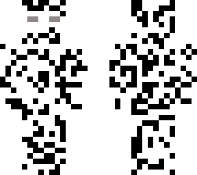 corrupted white (no mouth)