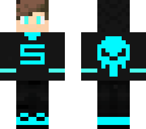 cyan and black combo