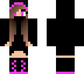 pink and black ninja (girl)