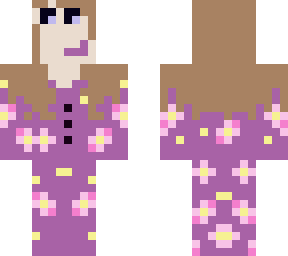 pink and purple flower girl