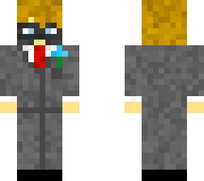 robber in suit