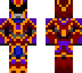armour that is red