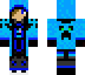bluecraft with necklase btw orriginal version of the skin not owned by me