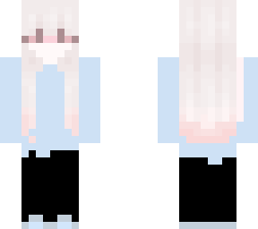 girl with blue shirt