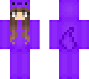 purple female axolotl onsie