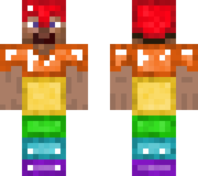 rainbow armor steve