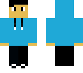 blue hoodie boy