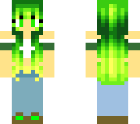 cute green shade girl